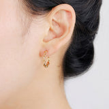 GOLD LINK HOOP (6597727813750)