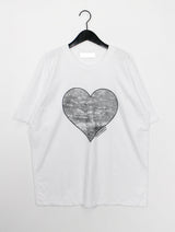 ブラックハートショートスリーブTシャツ / Black Heart Short Sleeve T-shirt (3color)