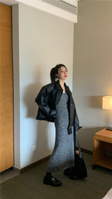 ボカシソフトロングドレス/Bokashi Soft Long Dress
