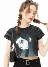 クライクロップTシャツ/CRYING CROP-T