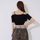 チェーンオフショートスリーブTシャツ/TOP(9366) Chain OFF Short Sleeve T