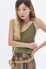 ジョーイバックストラップスリーブレス / Joy Back Strap Sleeveless (2 colors)