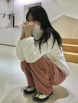 フラッフィーフリースジップアップジャケット