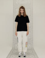 YELLOW TAP REGULAR FIT T-SHIRT BLACK (6691420307574)