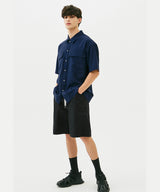 CITYBOY BOAT COTTON SHORTS (NAVY) (6585519865974)