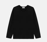 ASCLO Uネックシルケット長袖Tシャツ(4color)