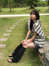 ロックスタッズデニムスカート
