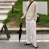 ロングレイヤードUネックタンクトップTシャツ