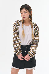 スポットレイヤードベルトスカート/Spot Layered Belt sk (2 colors)