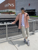 No.0306 M linen crinkle SHIRT (3color)