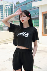 ジェリークロップ半袖Tシャツ / TOP(8137) Jelly Crop Short Sleeve Tee