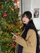 Rio three-button classic long coat