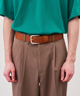 BIG BUCKLE BELT (BROWN)