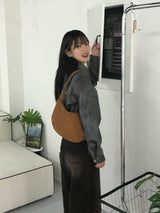 Arcti leather blouson jacket