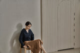 Vボタンカーディガン/V BUTTON CARDIGAN_SMOKE