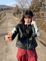 Shadow leather jacket 