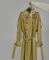 [自主製作] LUCAS leather trench coat 2 color (6678768746614)