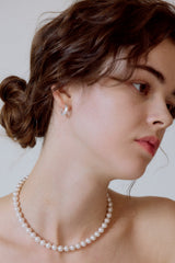 Matt Hoop One-touch Earrings