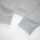 0MWタフカッティングフーディー_melange gray