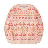 チェリーパターンニット／CHERRY PATTERN KNIT [PINK]