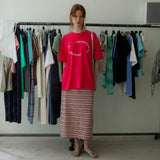 レインボーテリースカート / RAINBOW TERRY SKIRT_PINK