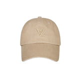 [VARZAR] 3D Monogram Pigment Over Fit Ball Cap Beige