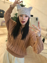 Siren knit hood