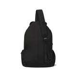 X POCKET STRING NYLON SLINGBAG [BLACK]