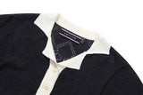 ウーマンパンチングカーディガン / WOMANS PUNCHING CARDIGAN_NAVY