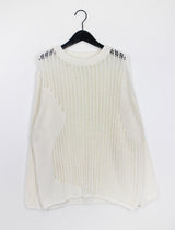 ロペマップニット/Rope Map Knit (2color)