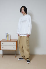 カーゴポケットバルーンパンツ/Cargo Pocket Balloon Pants (Beige)