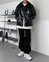 RH ペンダントエナメルレザージャケット / RH Pendant Enamel Leather Jacket (3 colors)