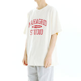 カレッジロゴTシャツ/COLLEGE LOGO TEE CREAM