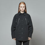 Arrow Zip Shirts Black 0166 (4644365303926)