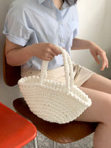 バスケットバッグ/basket bag (white)