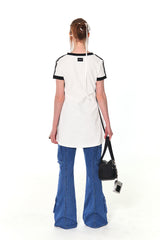 V NECK LINE OPS (WHITE)