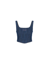 0 7 wave denim bustier (6601592701046)