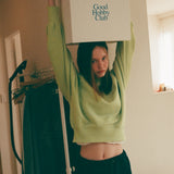 クロップスウェットシャツ/CROP SWEAT SHIRT_GREEN