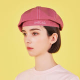 Scribble Point Beret Pink