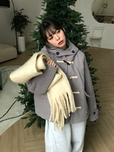 プレジャーダッフルショートコート