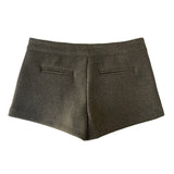 Low wool shorts