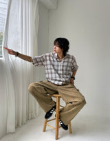 Bibi Summer Linen Check Shirt