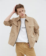 ZIPPED BEIGE SHIRT JACKET (6562439331958)