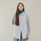 OVERSIZED LOGO SHIRT (SKY BLUE) (6645973024886)