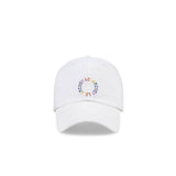 レインボーシグネチャーサークルキャップ / LE AREVEY RAINBOW SIGNATURE CIRCLE WASHING WHITE