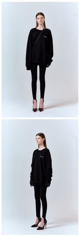 ジェットラグスウェットシャツ/JETLAG SWEATSHIRTS [BLACK]