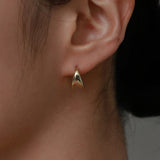オーバルボリュームイヤリング / oval volume earring