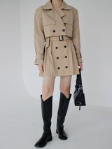 トレンチクロップジャケット / Trench Crop Jacket (3color)