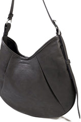 Hバックルソフトレザーダンプリングバッグ / H-Buckle Soft Leather Dumpling Bag (gray)