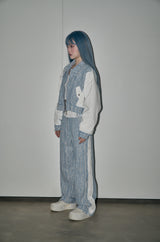 ジャカードデニムパンツ / jacquard denim pt - white